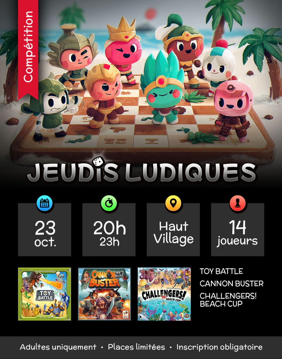 Jeudi compétitif