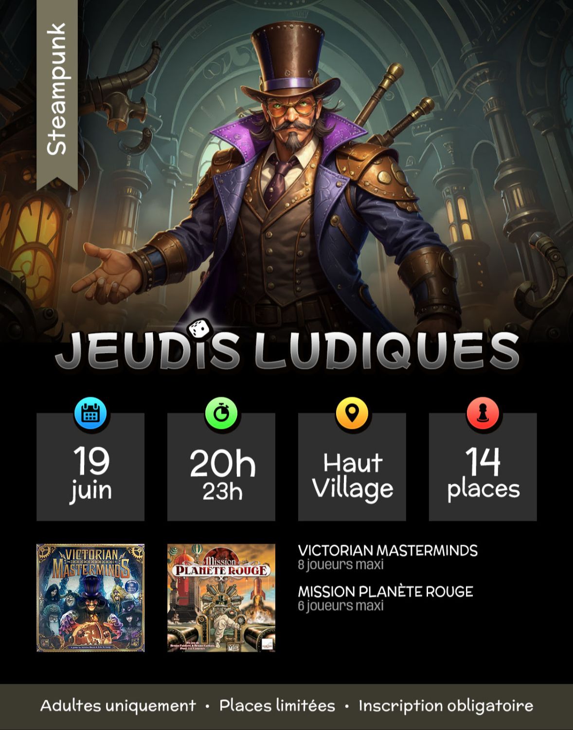 Jeudi Steampunk