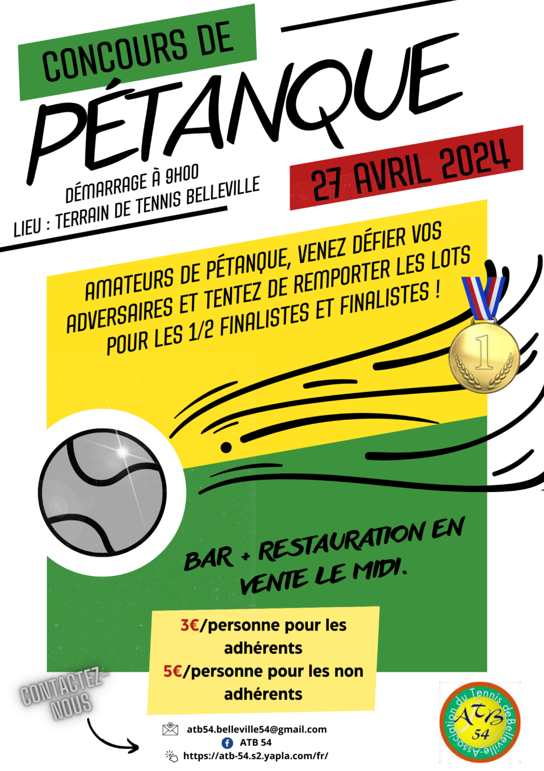 Concours de pétanque