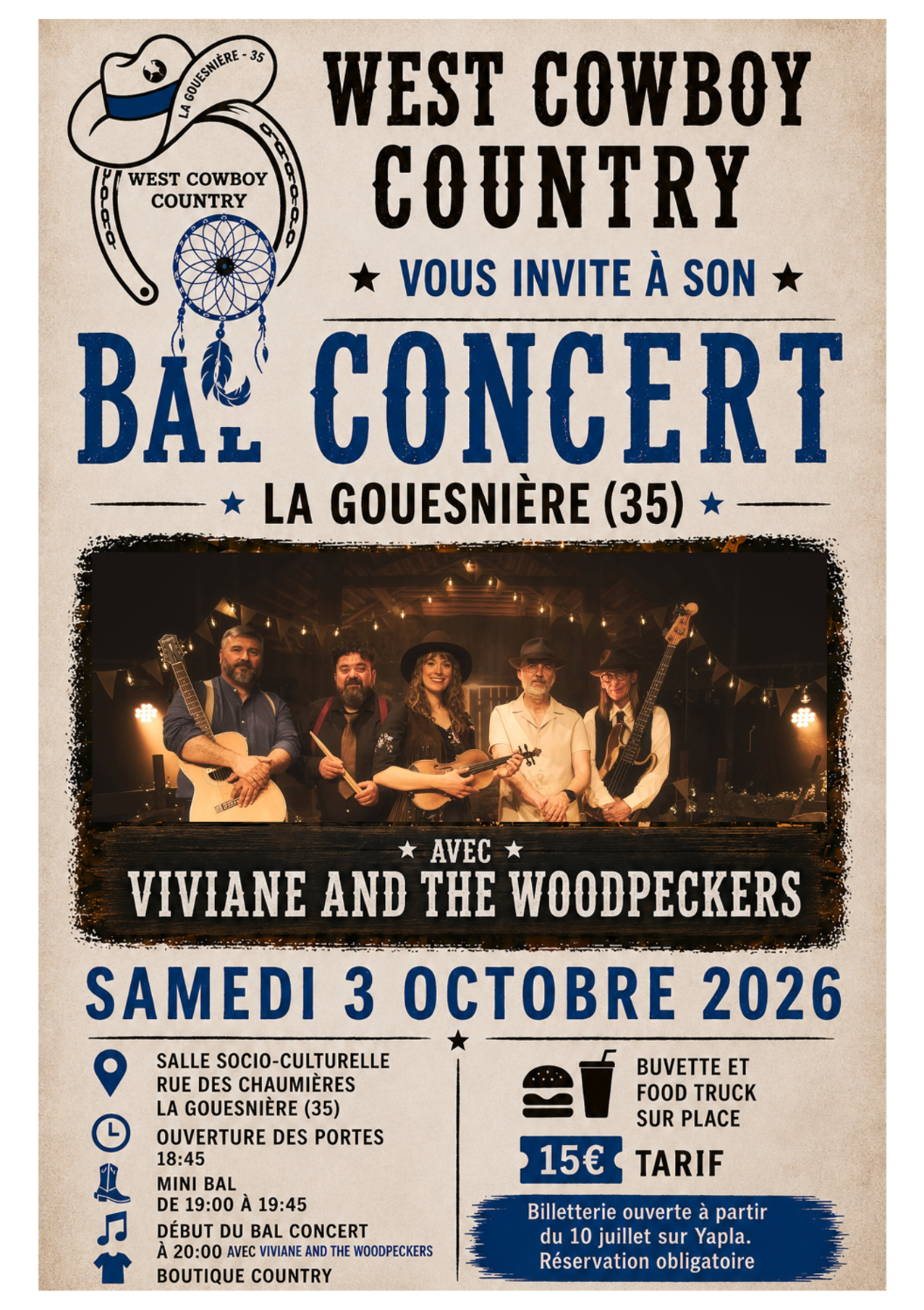 Bal Concert - Viviane and the WoodPeckerS
