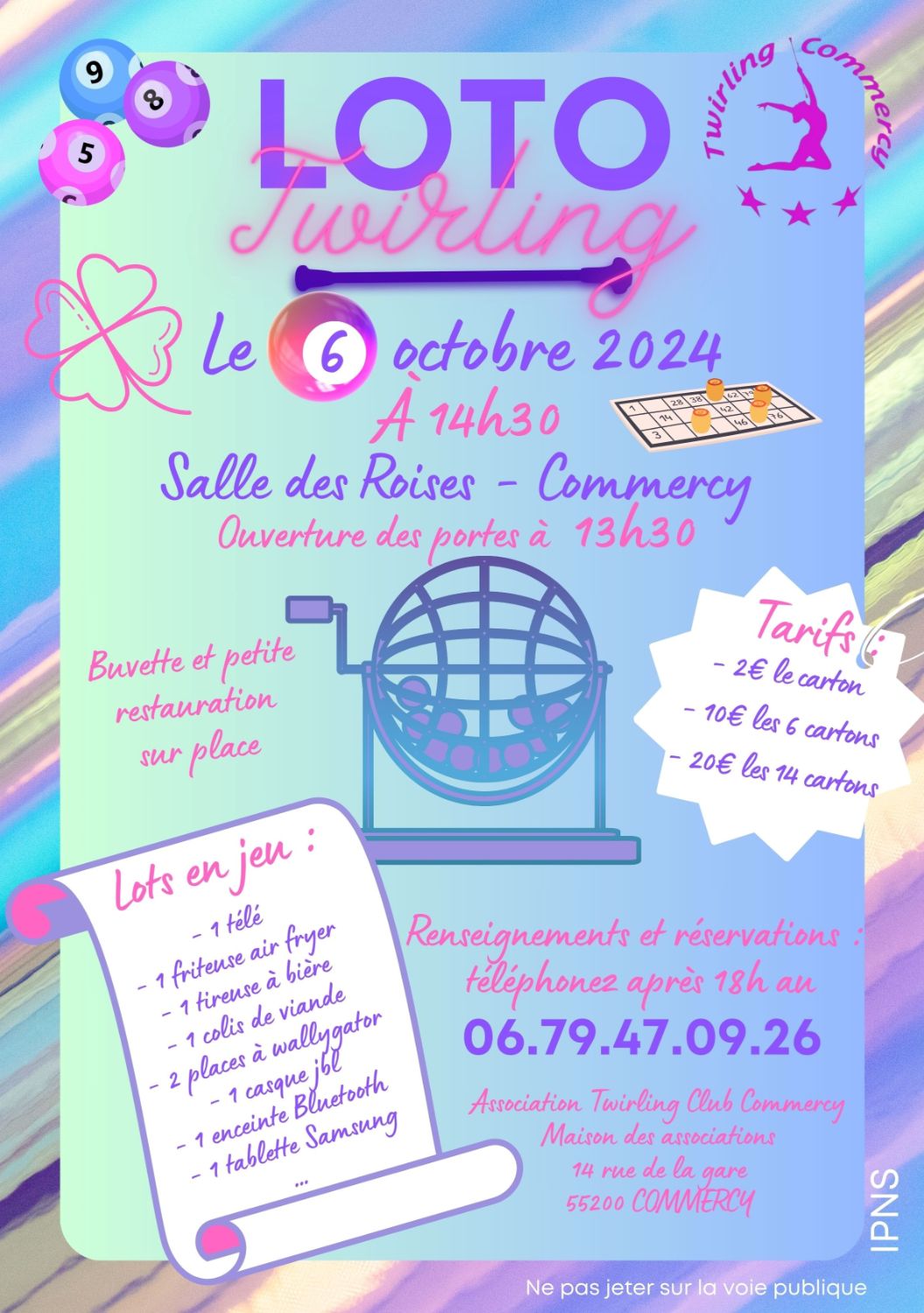 LOTO TWIRLING COMMERCY