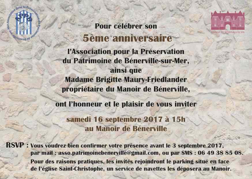 Anniversaire de l'association