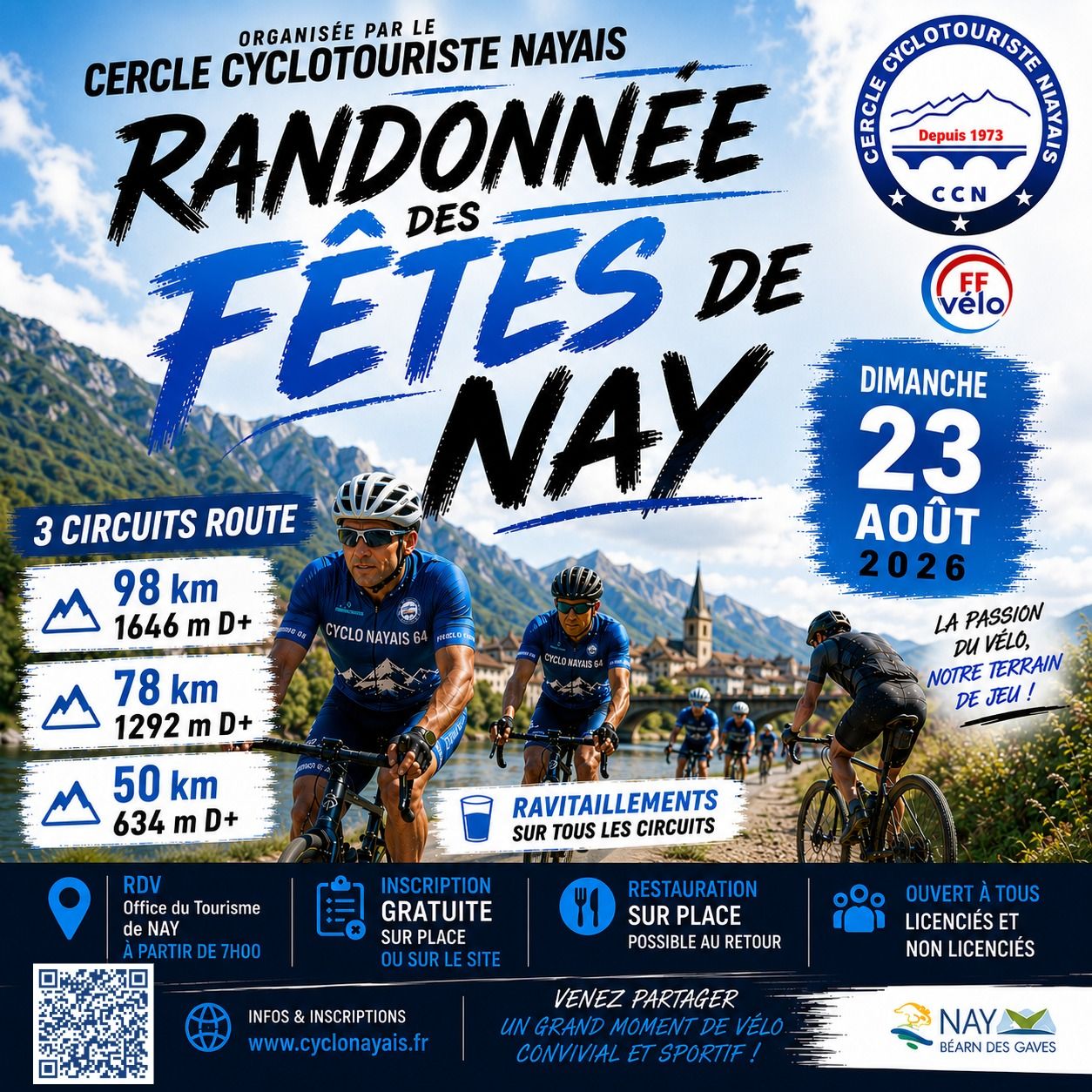 Randonnée - Fêtes de Nay - 23 août 2026
