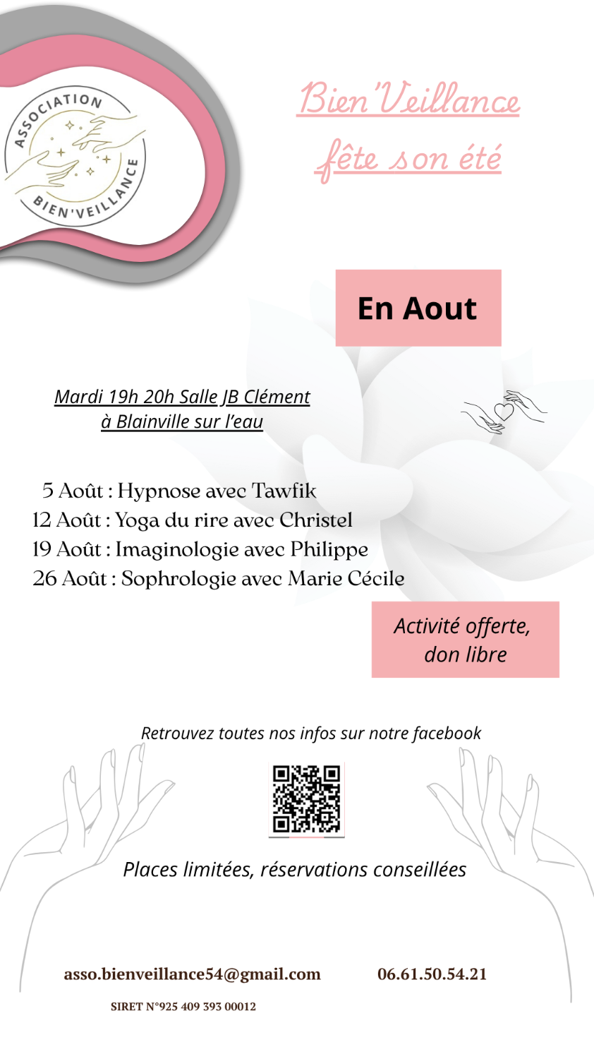 Activités Aout