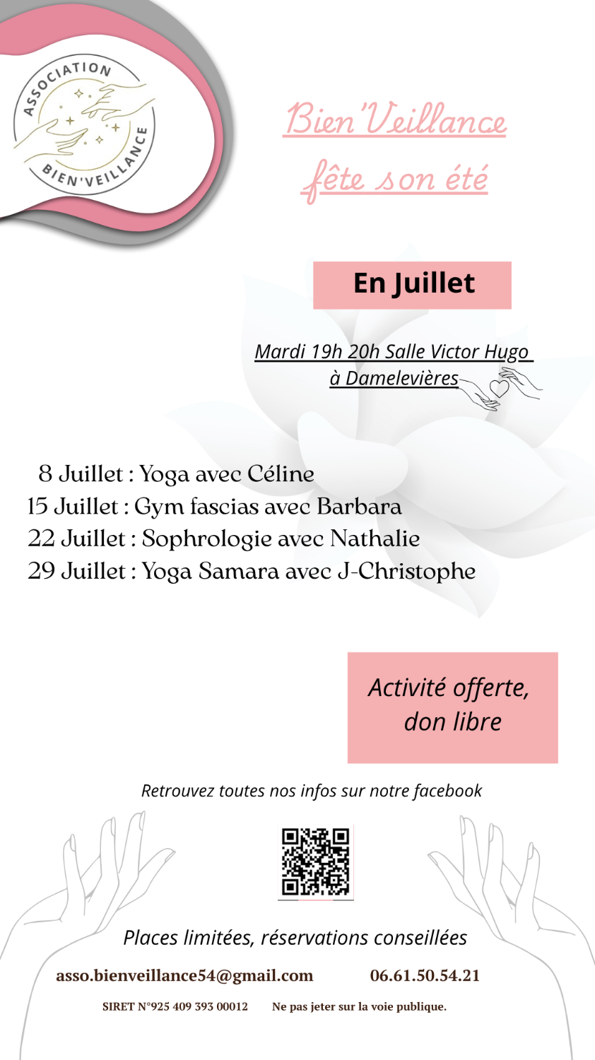 Activités Juillet