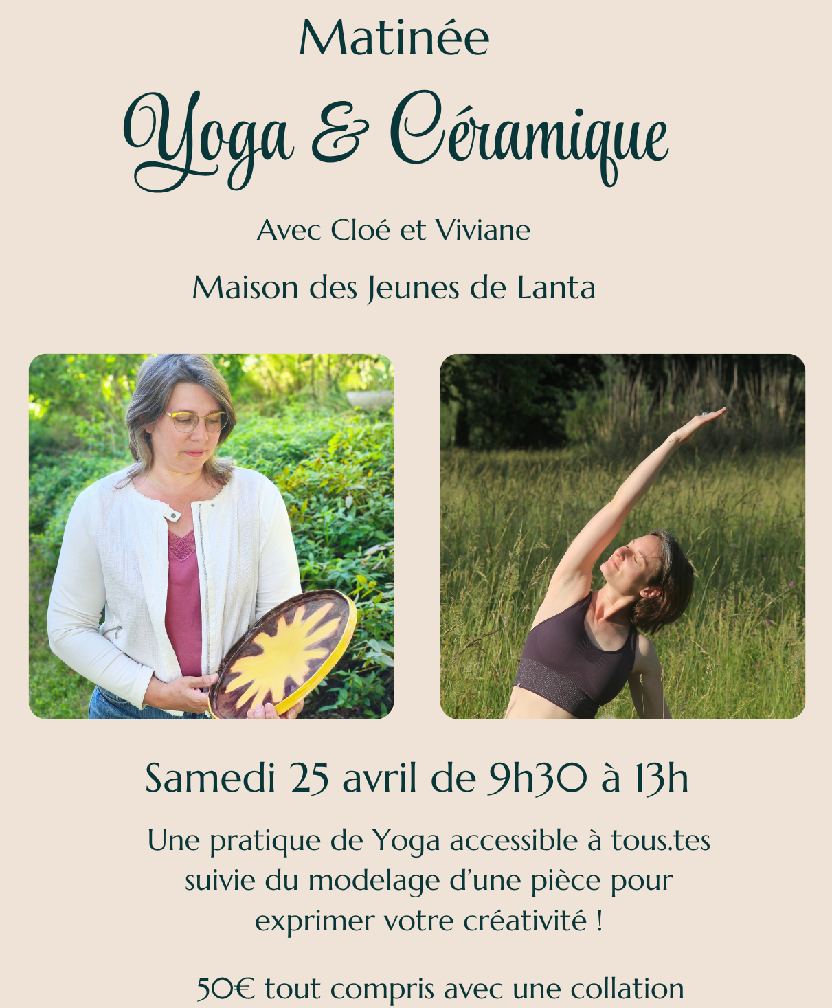 Matinée Détente créative : Yoga Poterie