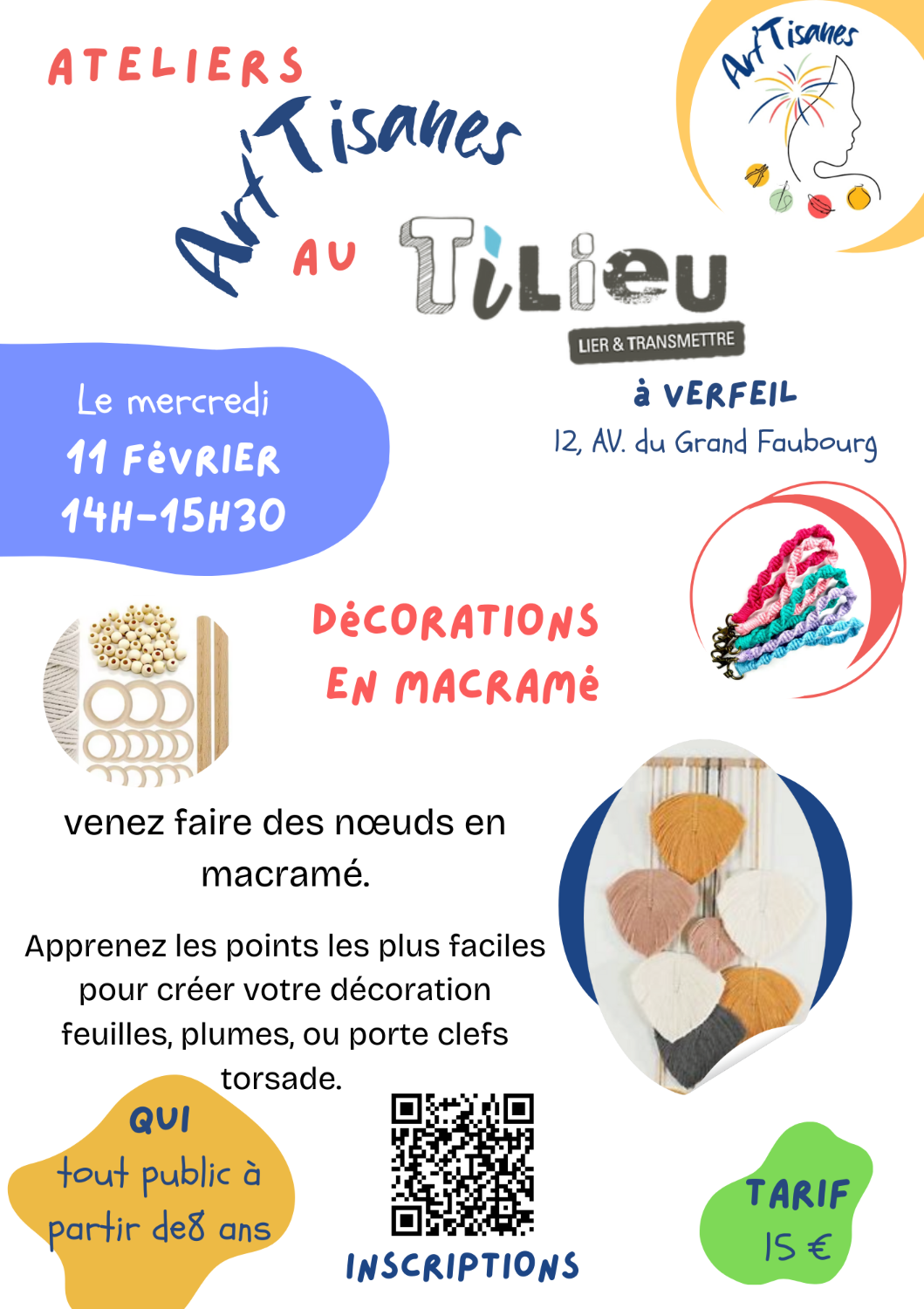 Atelier MACRAME tout public