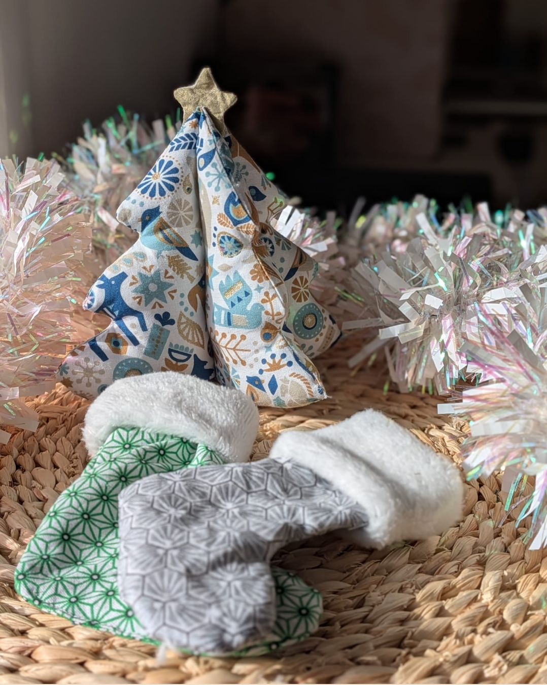 Atelier couture thème décoration de Noël