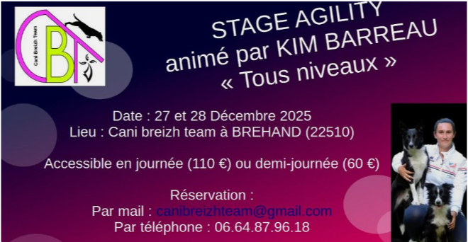 Stage agility avec Kim Barreau