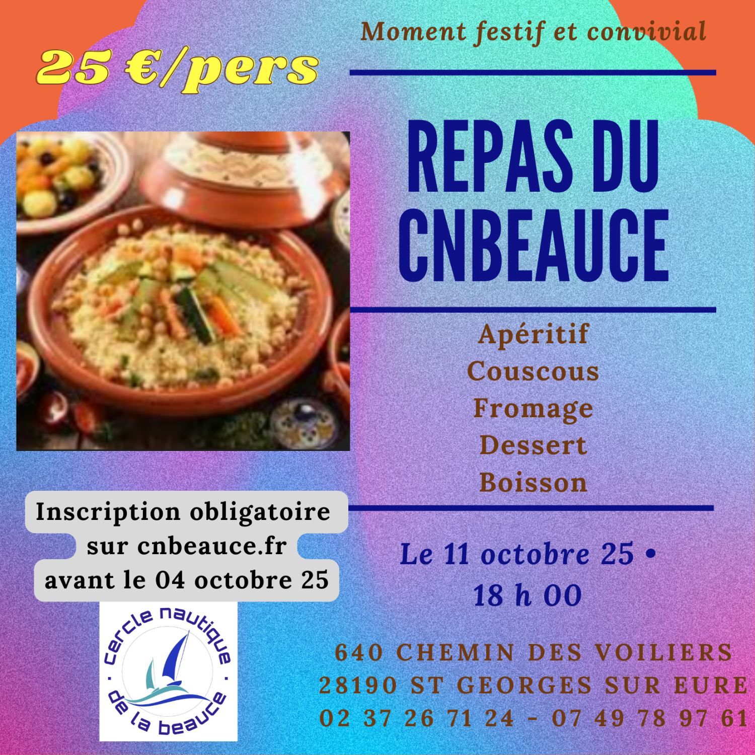 repas régate ligue 2025