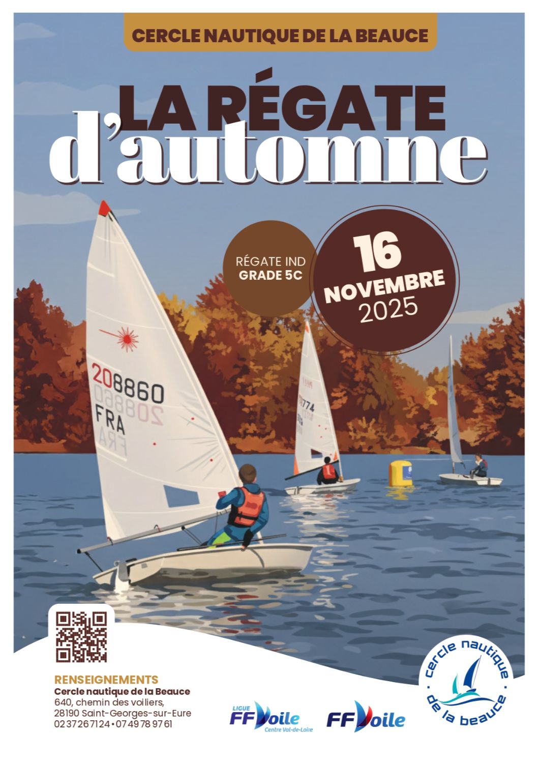 régate 16 novembre 2025