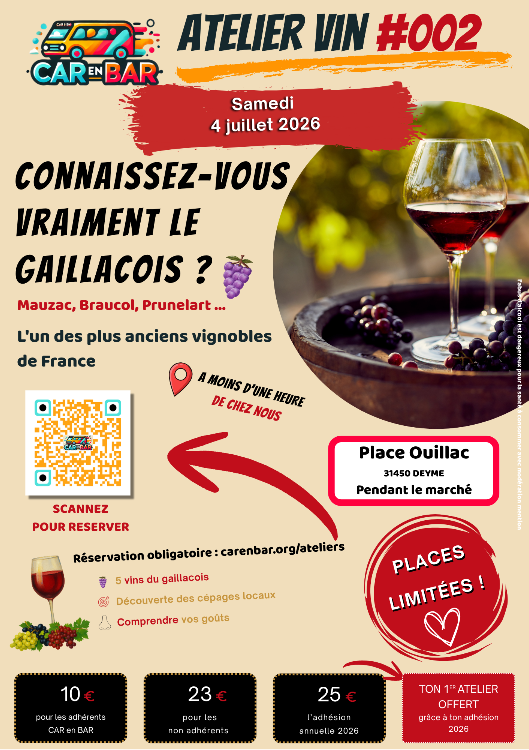 Atelier #0002 découverte du vin