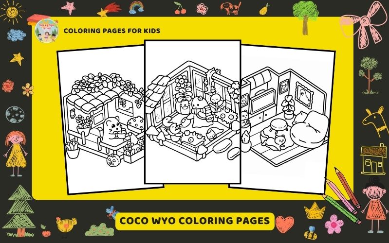 Explore the World of Creativity with Coco Wyo Coloring Pages