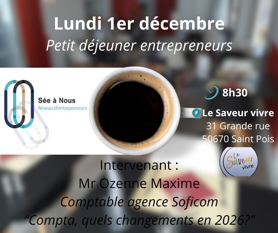 Petit Déjeuner Sée à Nous - 1er décembre 2025