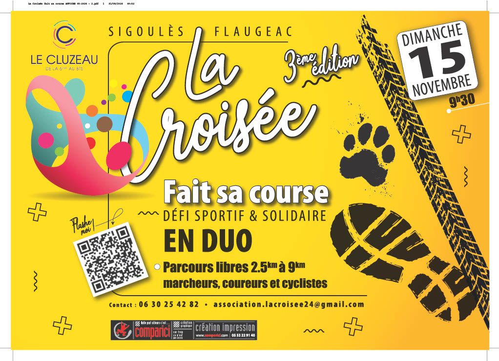 La croisée fait sa course