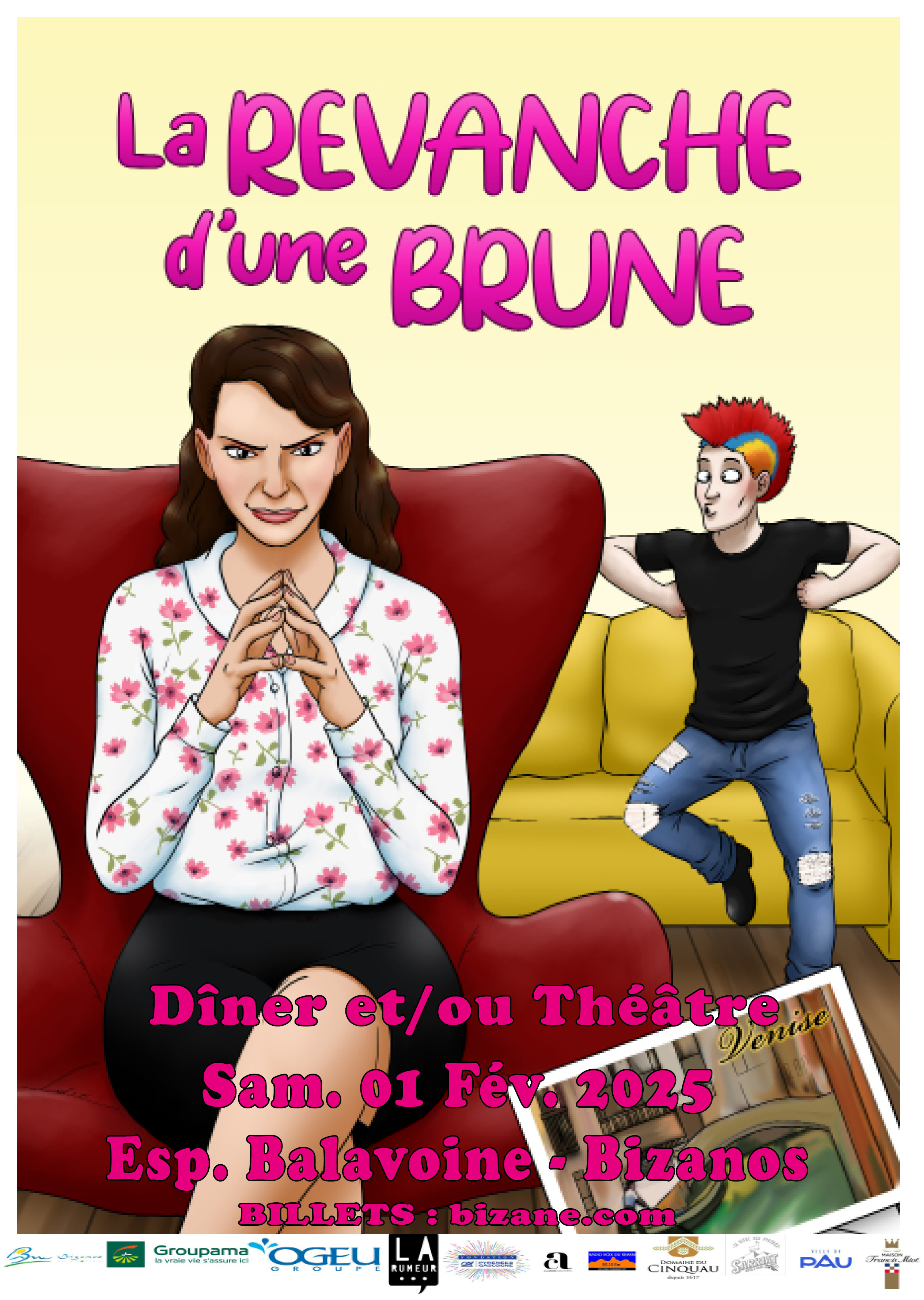 LA REVANCHE D'UNE BRUNE