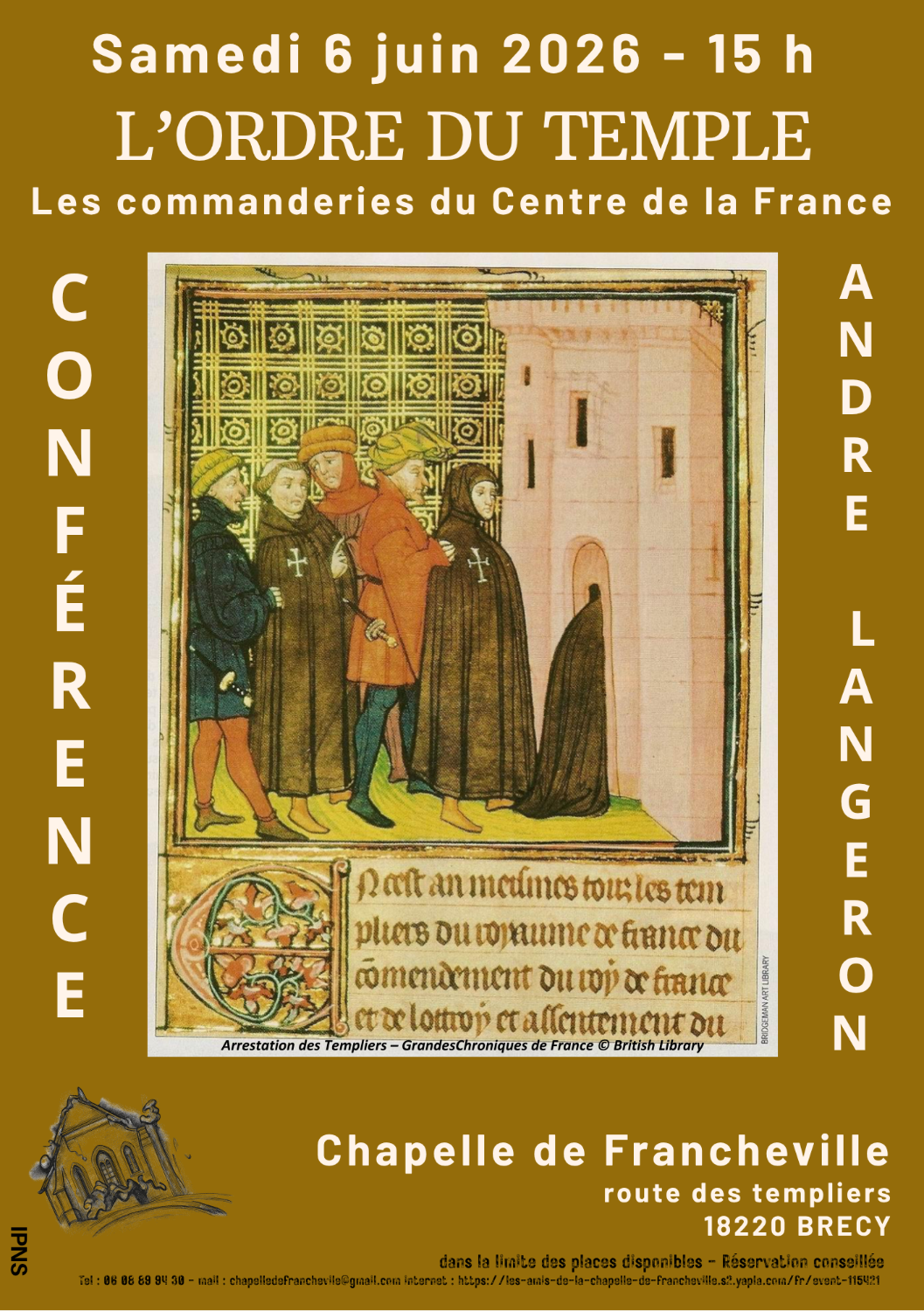 Conférence André LANGERON - L'ORDRE DU TEMPLE