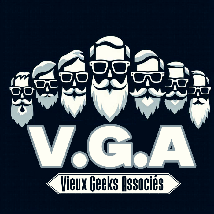 Logo Vieux Geeks Associés – V.G.A.