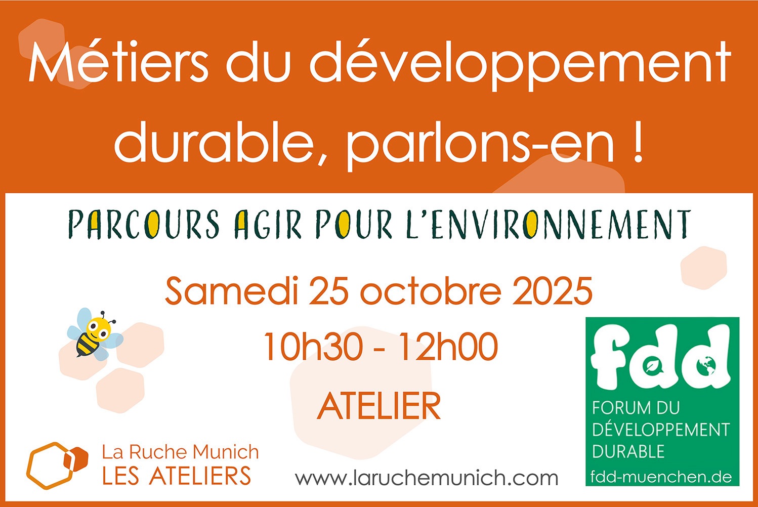FDD : Métiers du développement durable, parlons-en !