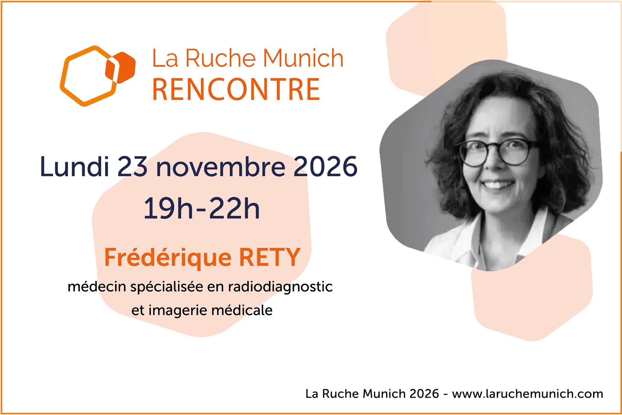 Soirée Rencontre-interview avec Frédérique Rety, médecin radiologue
