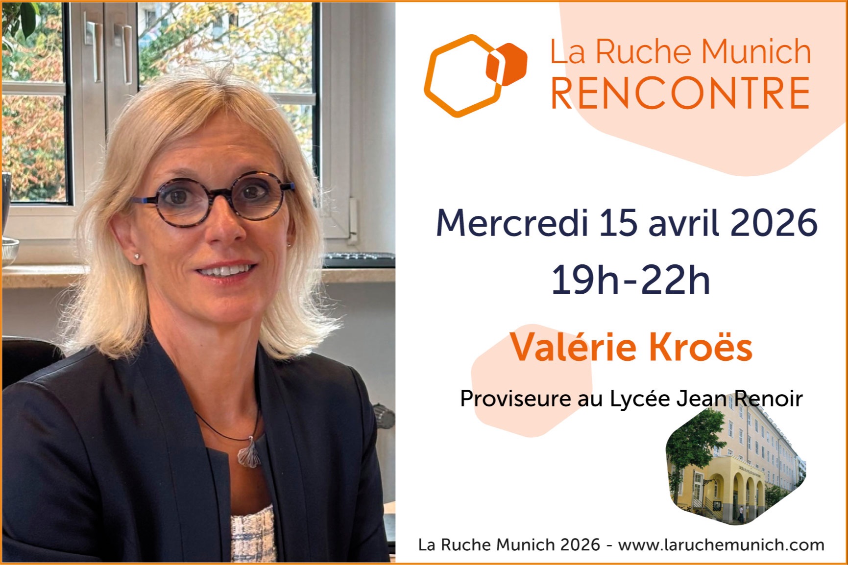 Soirée Rencontre-interview avec Valérie Kroës, Proviseure