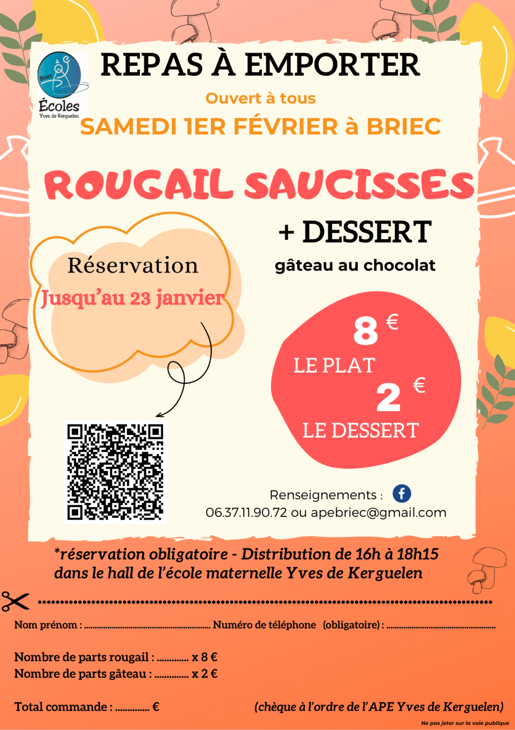 Repas à emporter