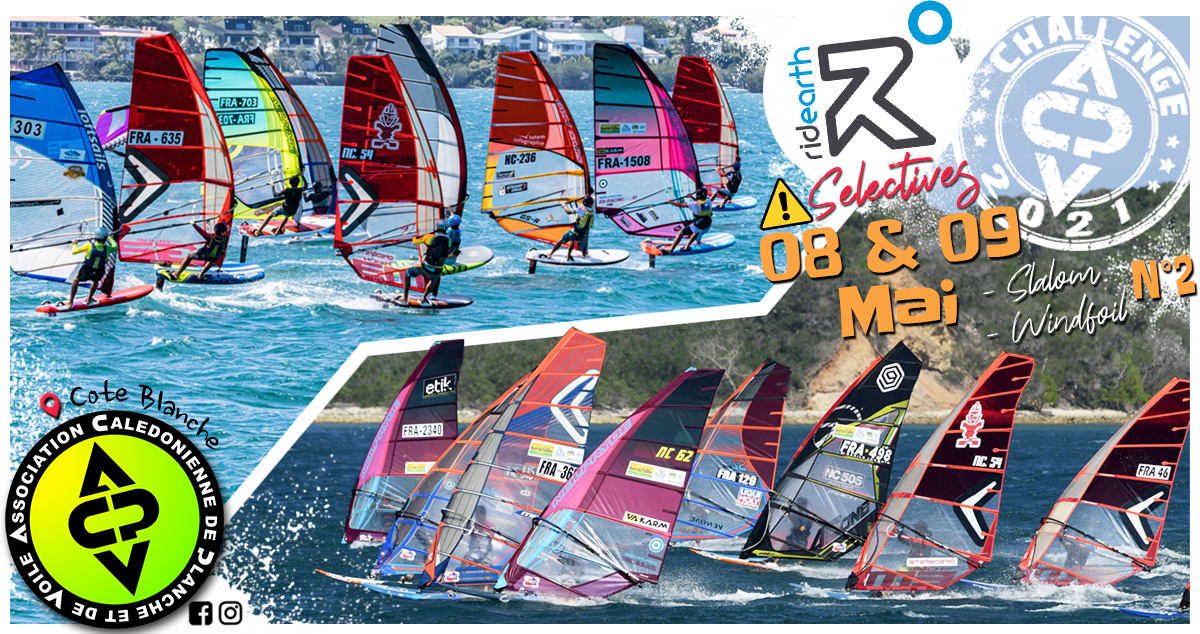 Ridearth - Challenge ACPV N°2 - SLALOM / FOIL - les 08 & 09 Mai - SELECTIVES