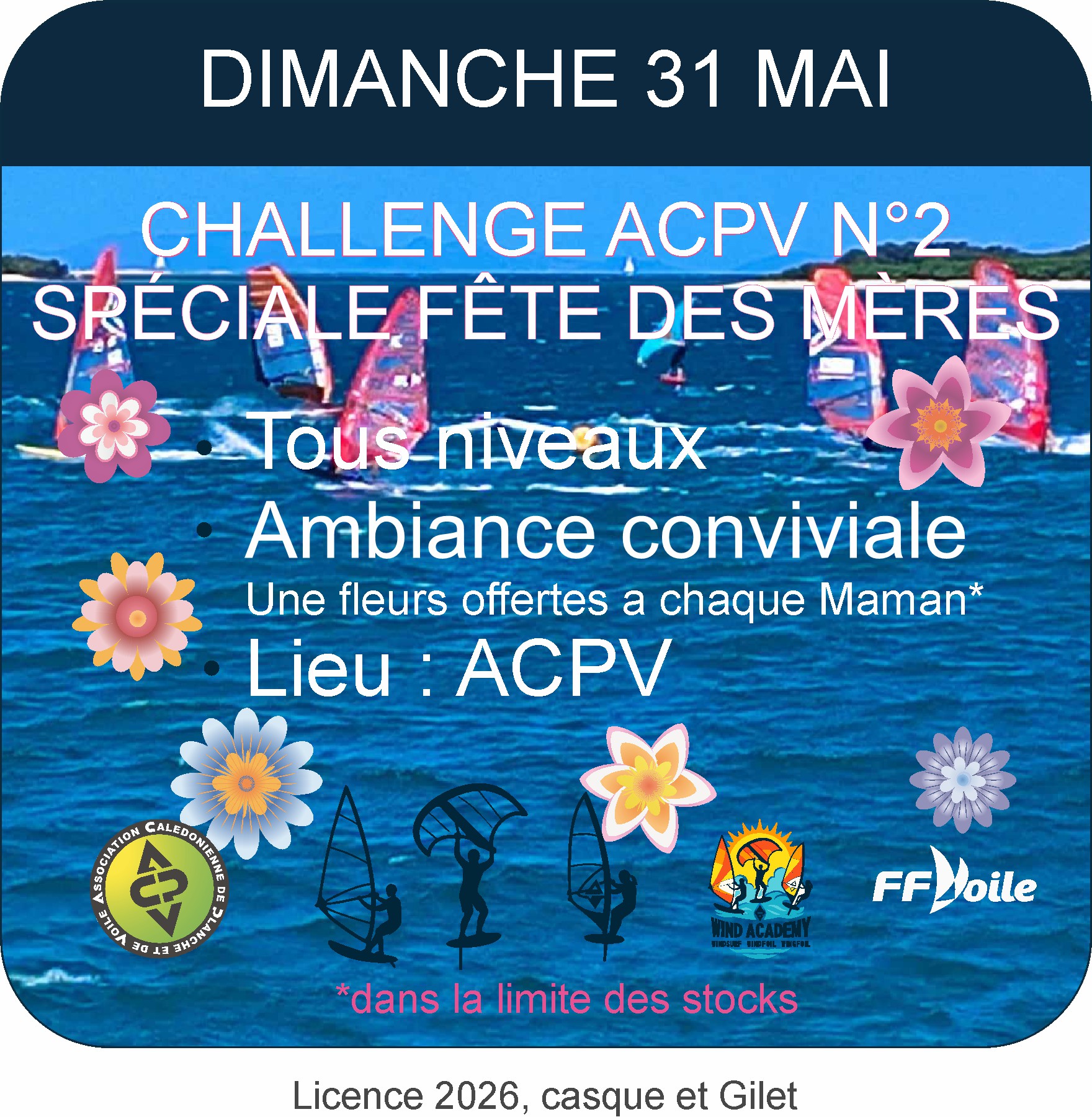 CHALLENGE ACPV N°2 2026 - 31 MAI 2026 - spéciale fête des Mères