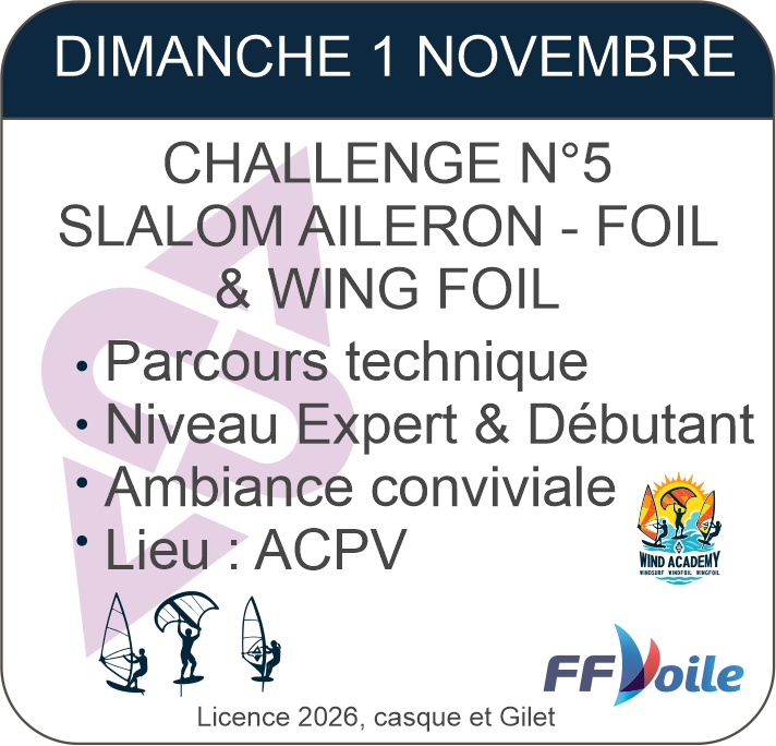 CHALLENGE ACPV N°5 2026 - 01 NOVEMBRE 2026