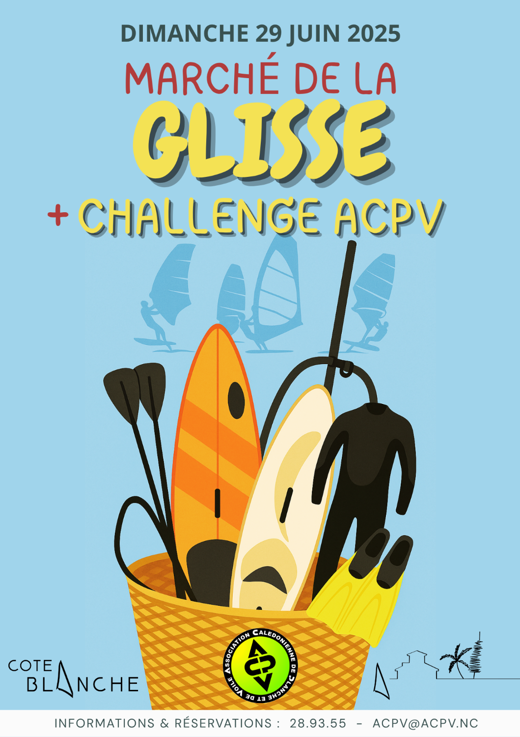 MARCHE DE LA GLISSE + CHALLENGE ACPV N°4 - DIMANCHE 29 JUIN 2025
