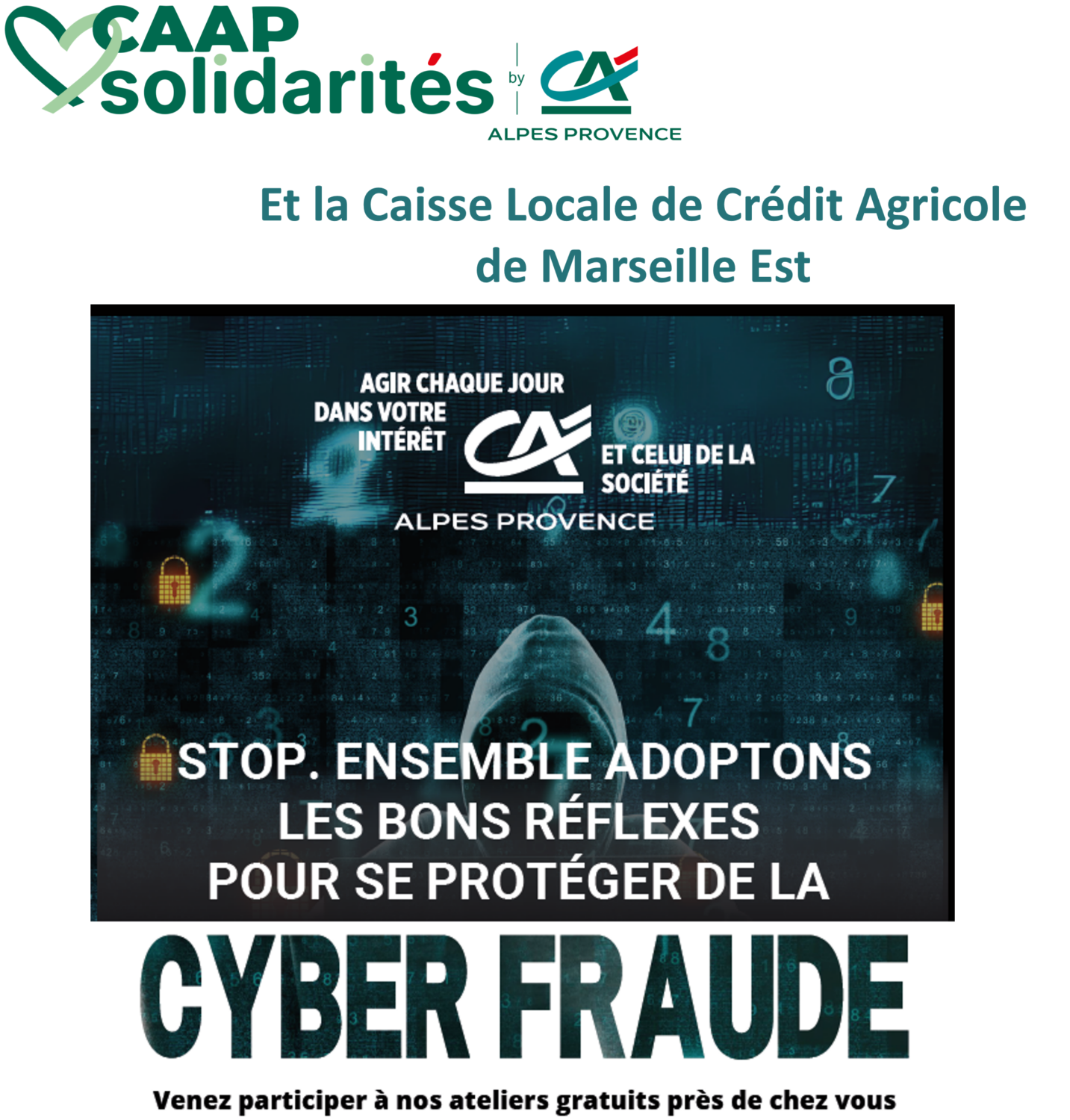 Atelier prévention Cyber Fraude : Club des Boulistes de St Barnabé