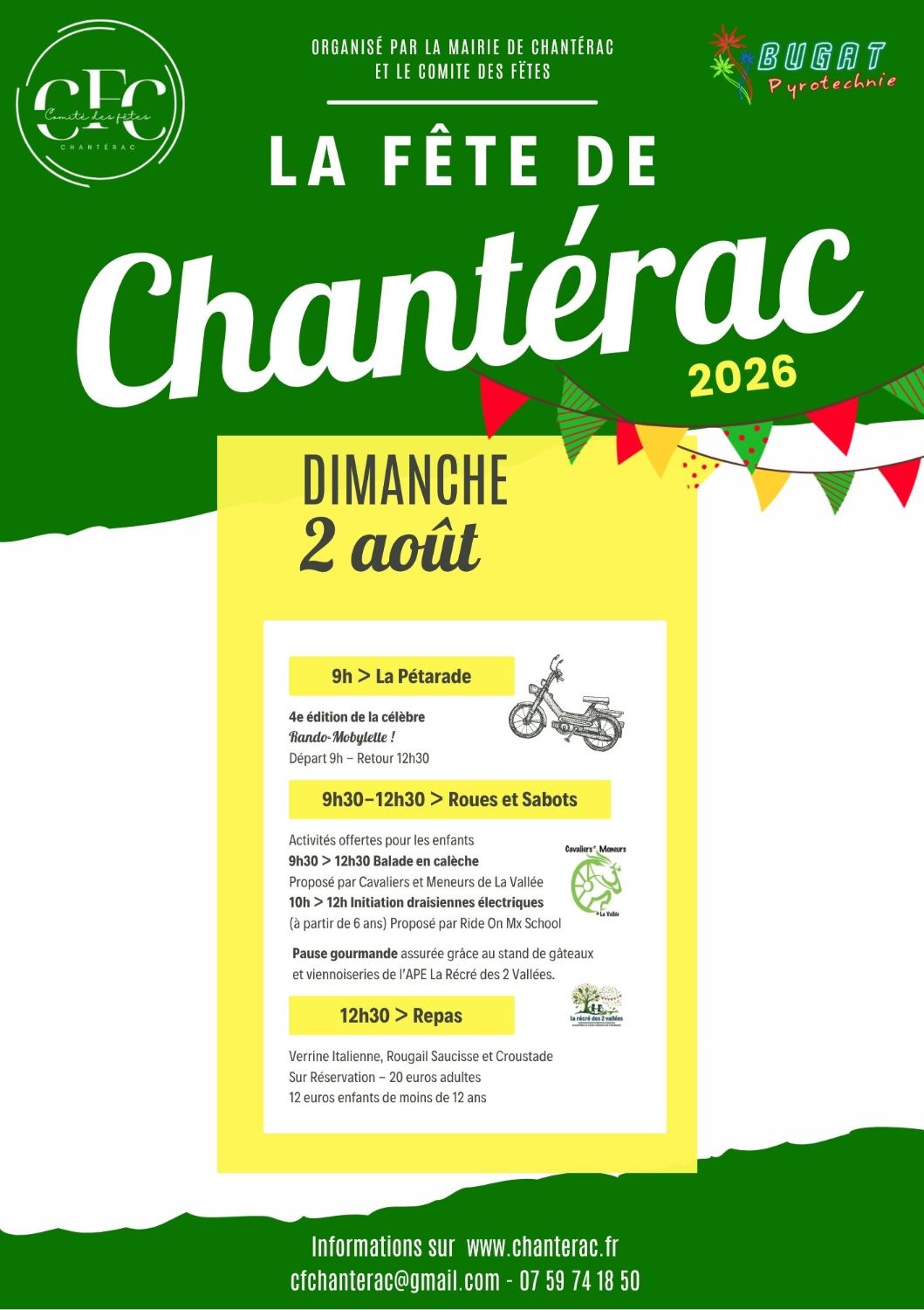 Repas du dimanche 2 août - 12h30