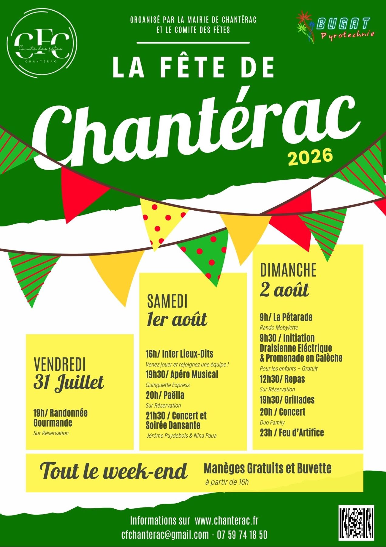 Programme de la Fête 2026