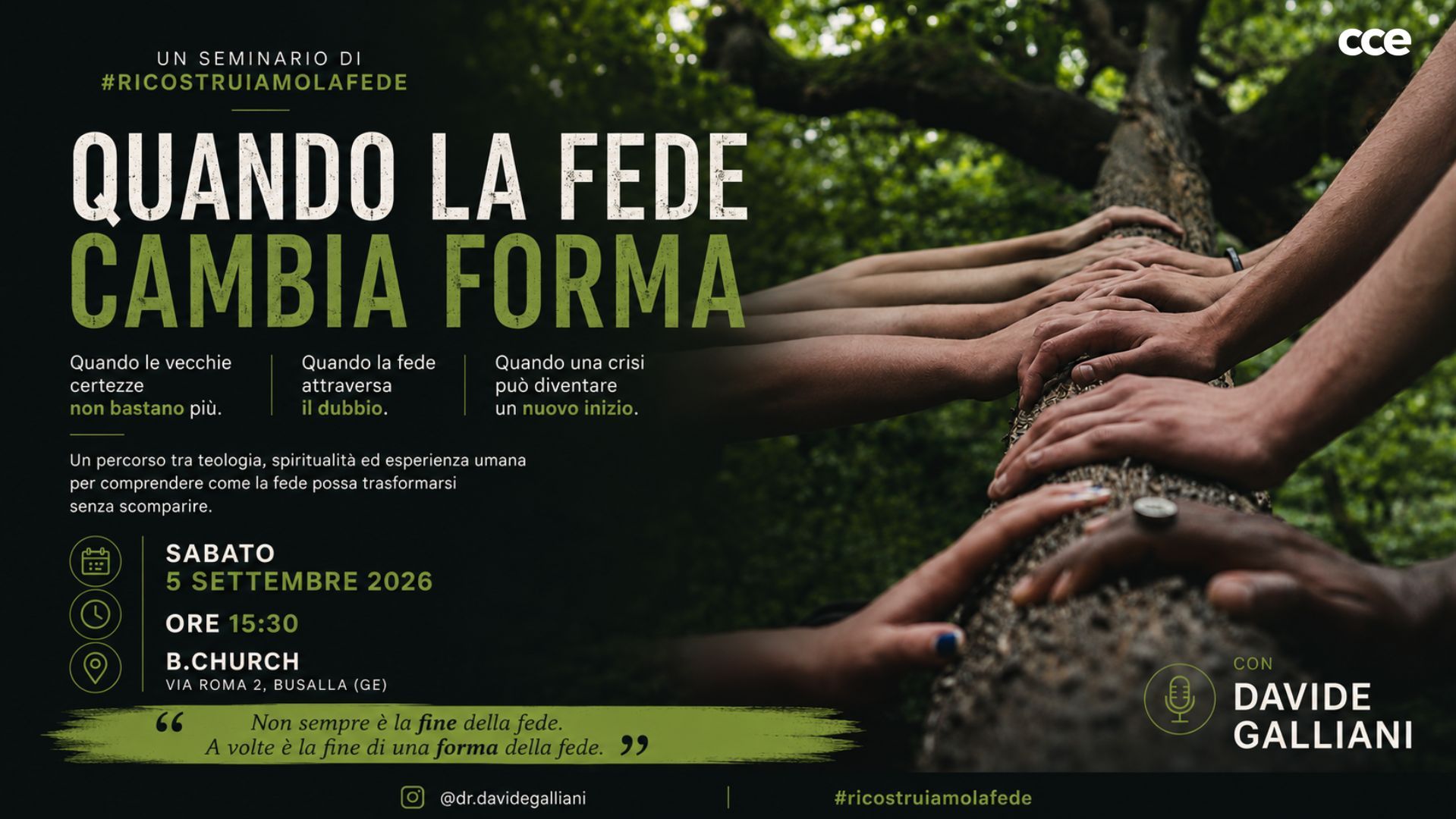 Quando la fede cambia forma