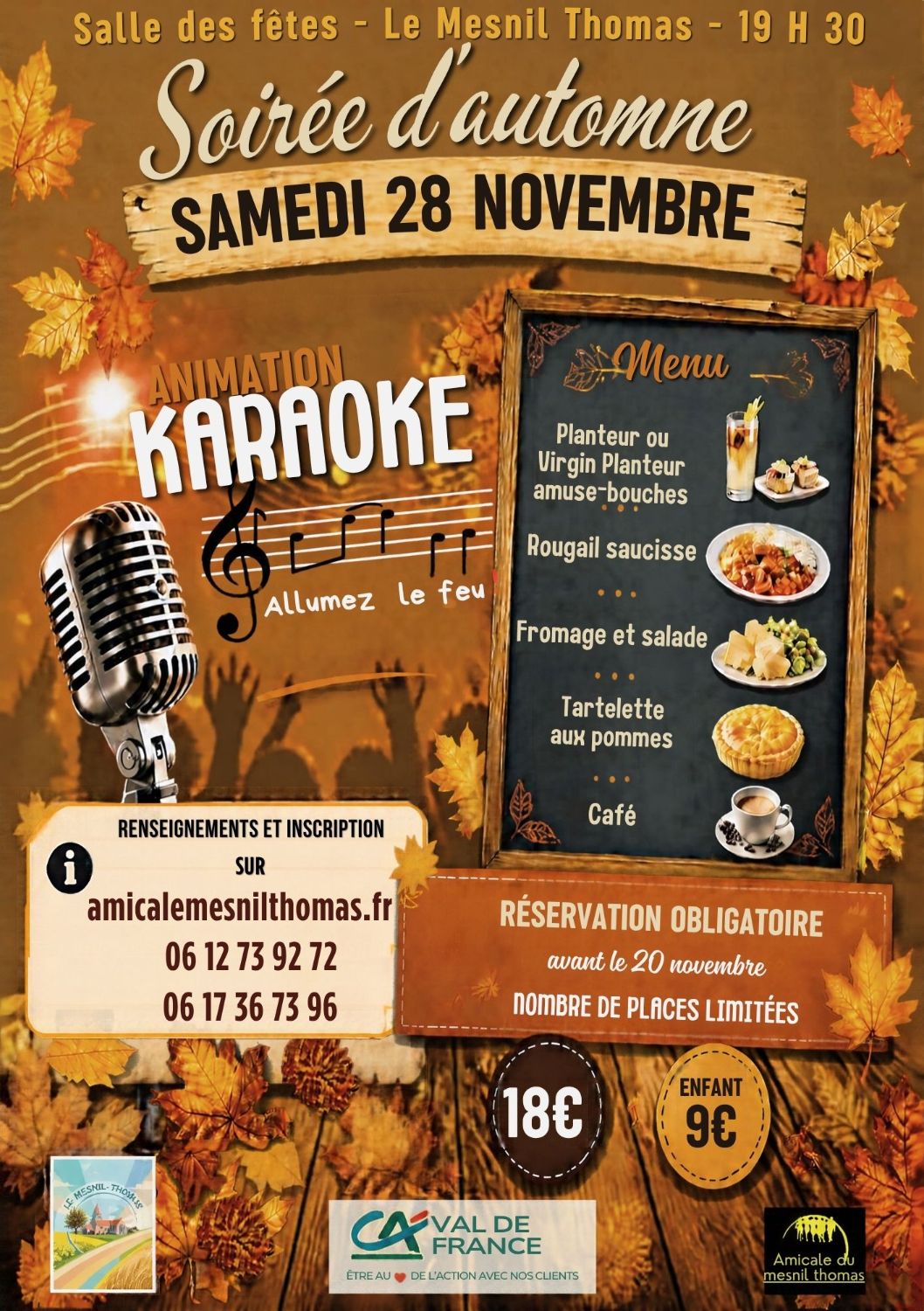 Repas d'automne