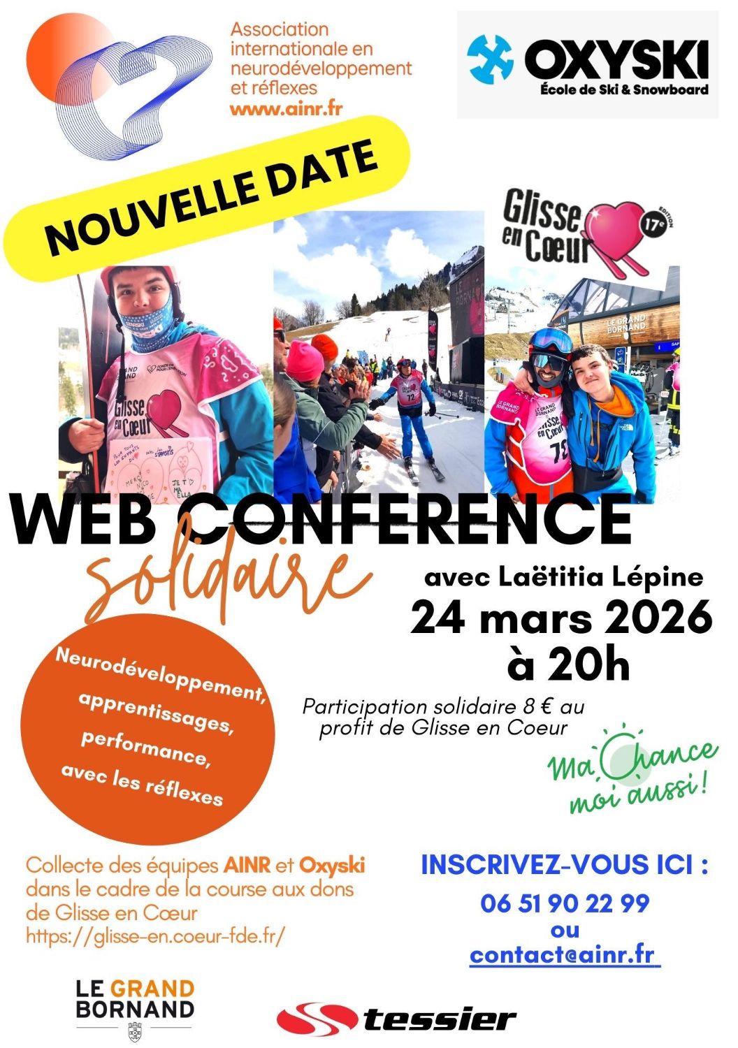 Glisse en cœur 2026 - Web conférence Solidaire