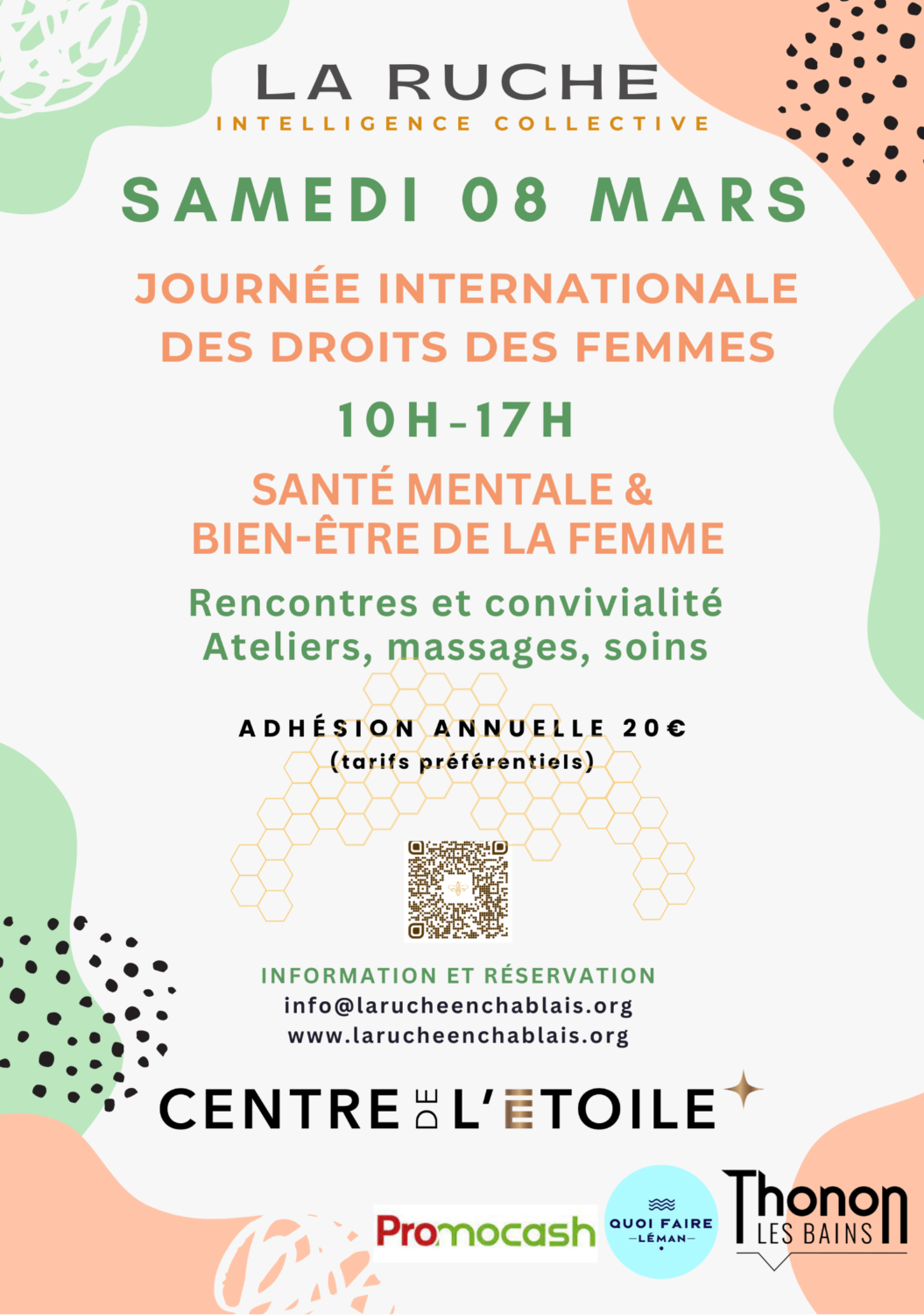 Les samedis de la Ruche : Journée internationale des droits des femmes - 8 mars