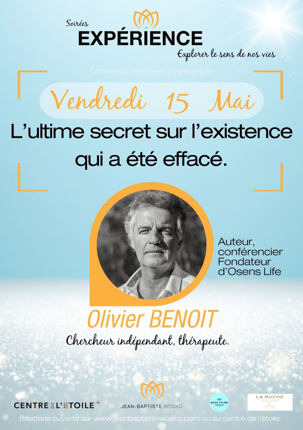 EXPÉRIENCE - OLIVIER BENOIT