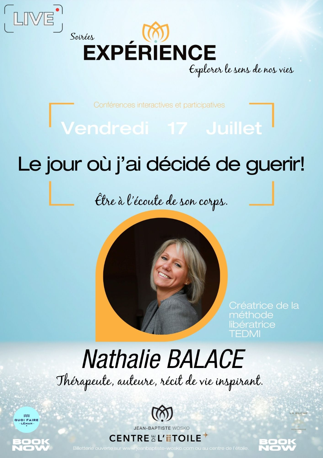 EXPÉRIENCE - NATHALIE BALACE