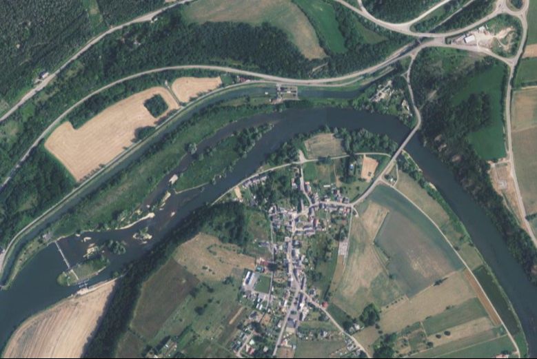 Barrages sur la Meuse et autres installations en pointe de Givet