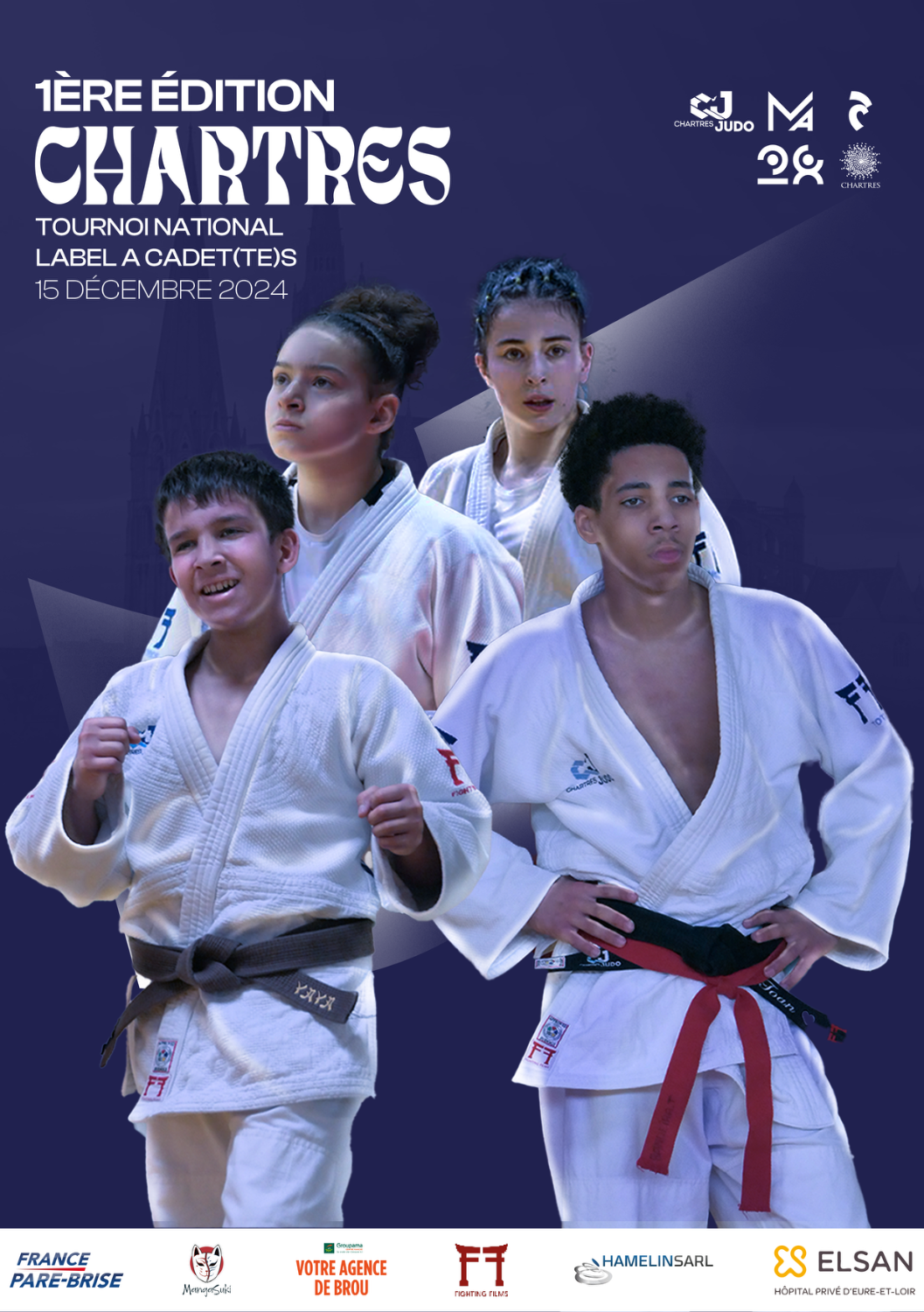 Tournoi National Label A Cadet(te)s de Chartres - 15 décembre 2024
