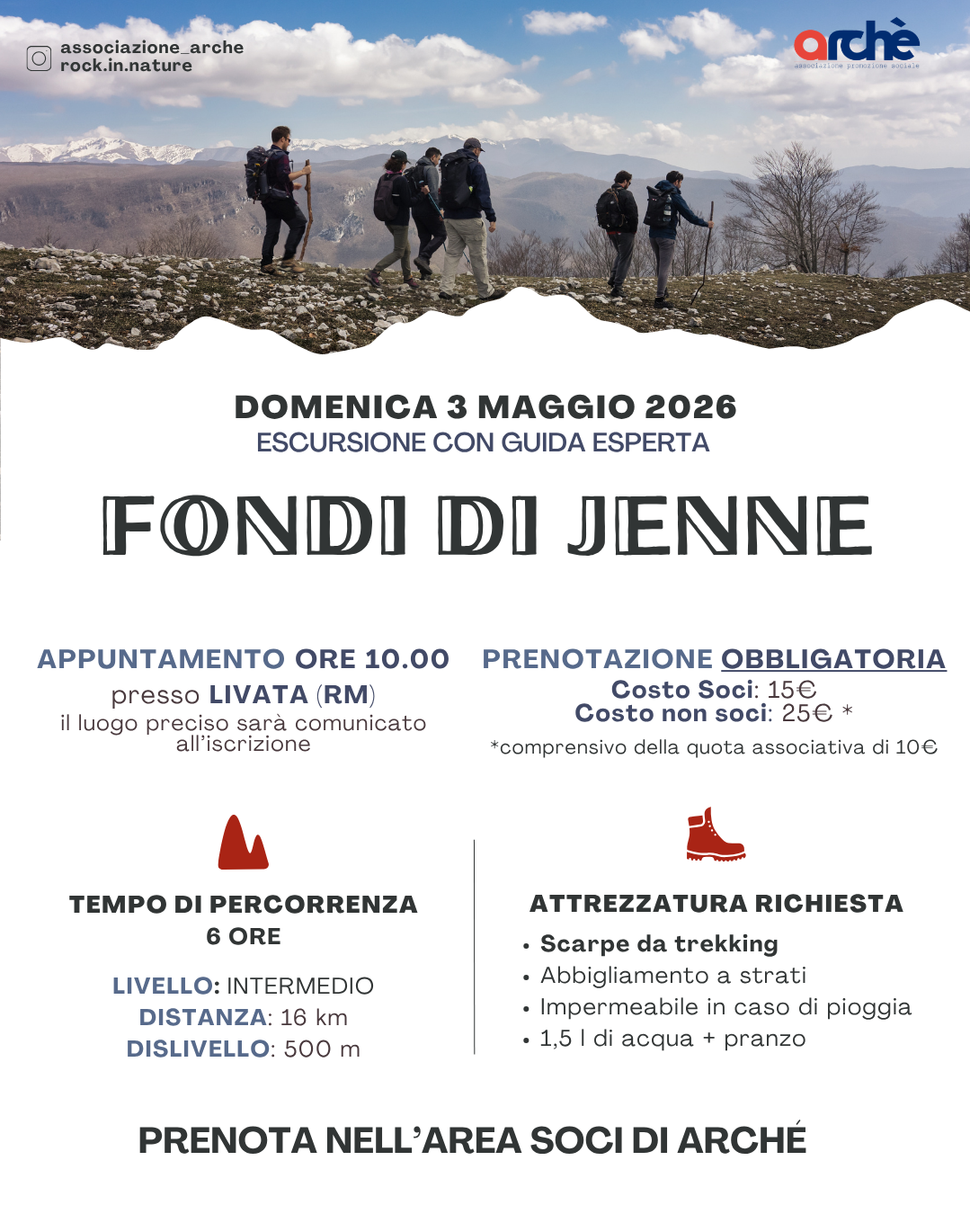 Escursione: Fondi di Jenne