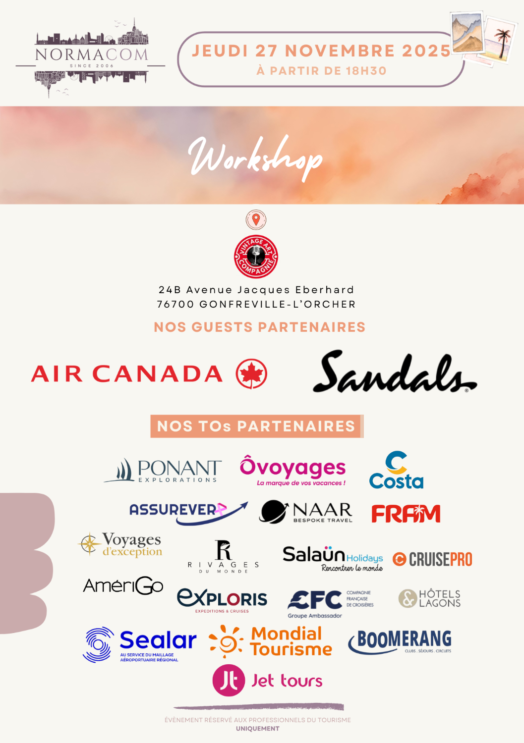 Invitation agv Normacom Gonfreville L'Orcher le 27 Novembre 2025