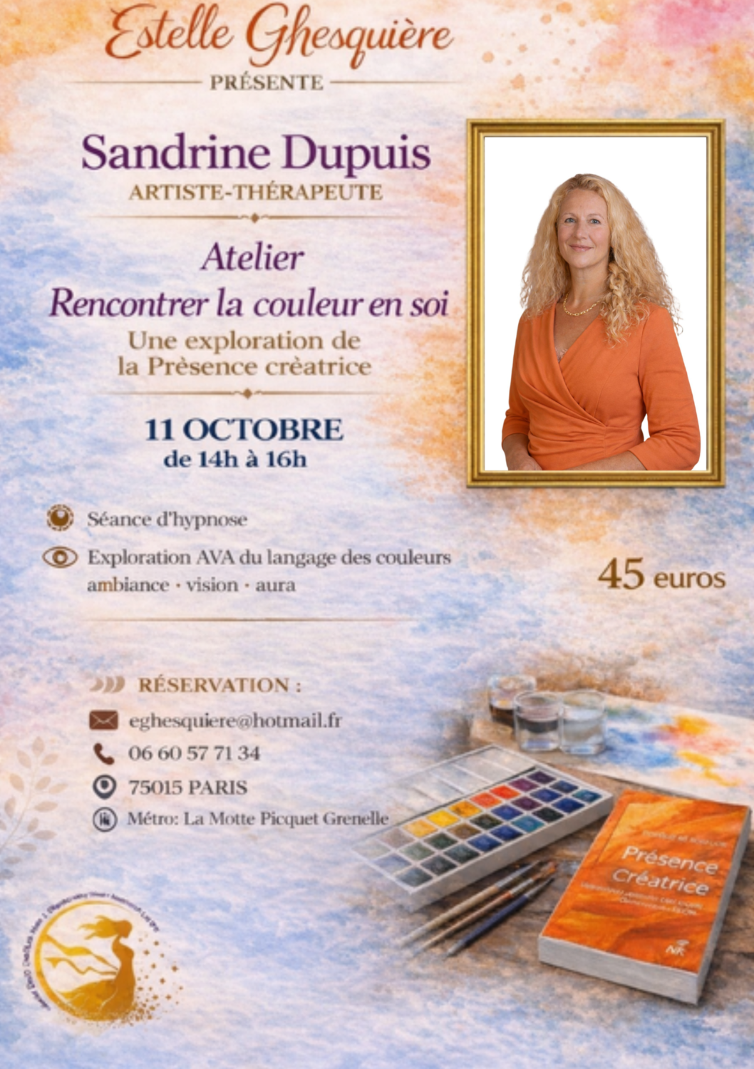 Atelier-Rencontre avec Sandrine Dupuis à Paris