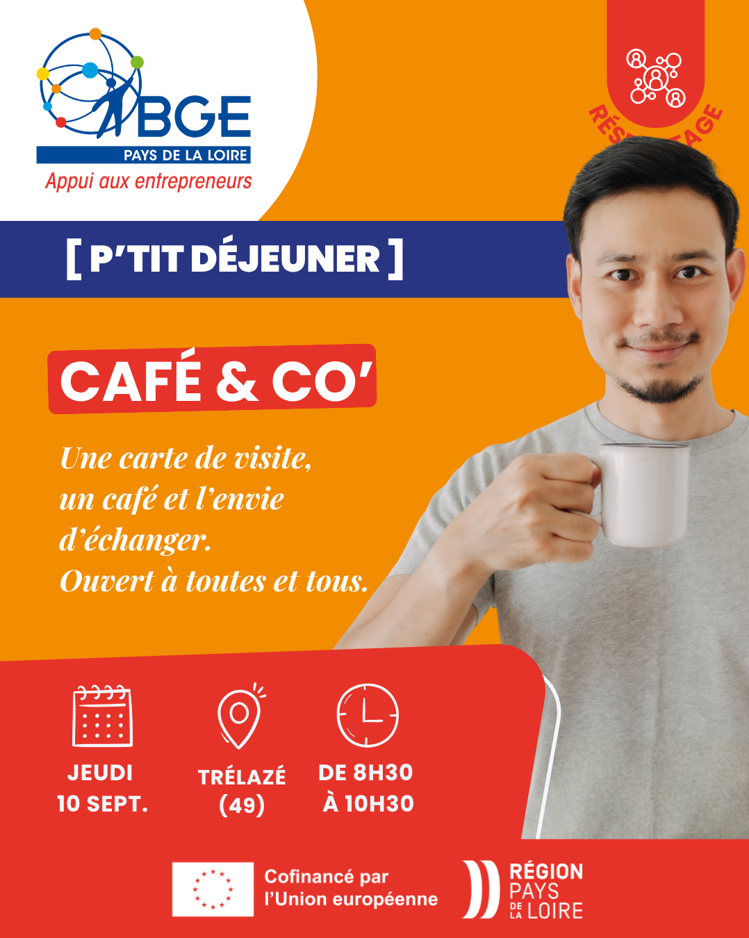 RESEAUTAGE - Café Co' à Trélazé
