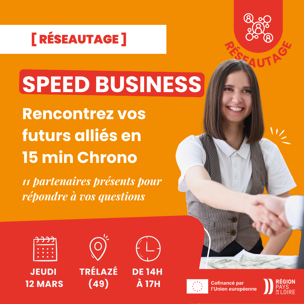 SPEED BUSINESS - Rencontrez en 15 min' chrono vos futurs alliés