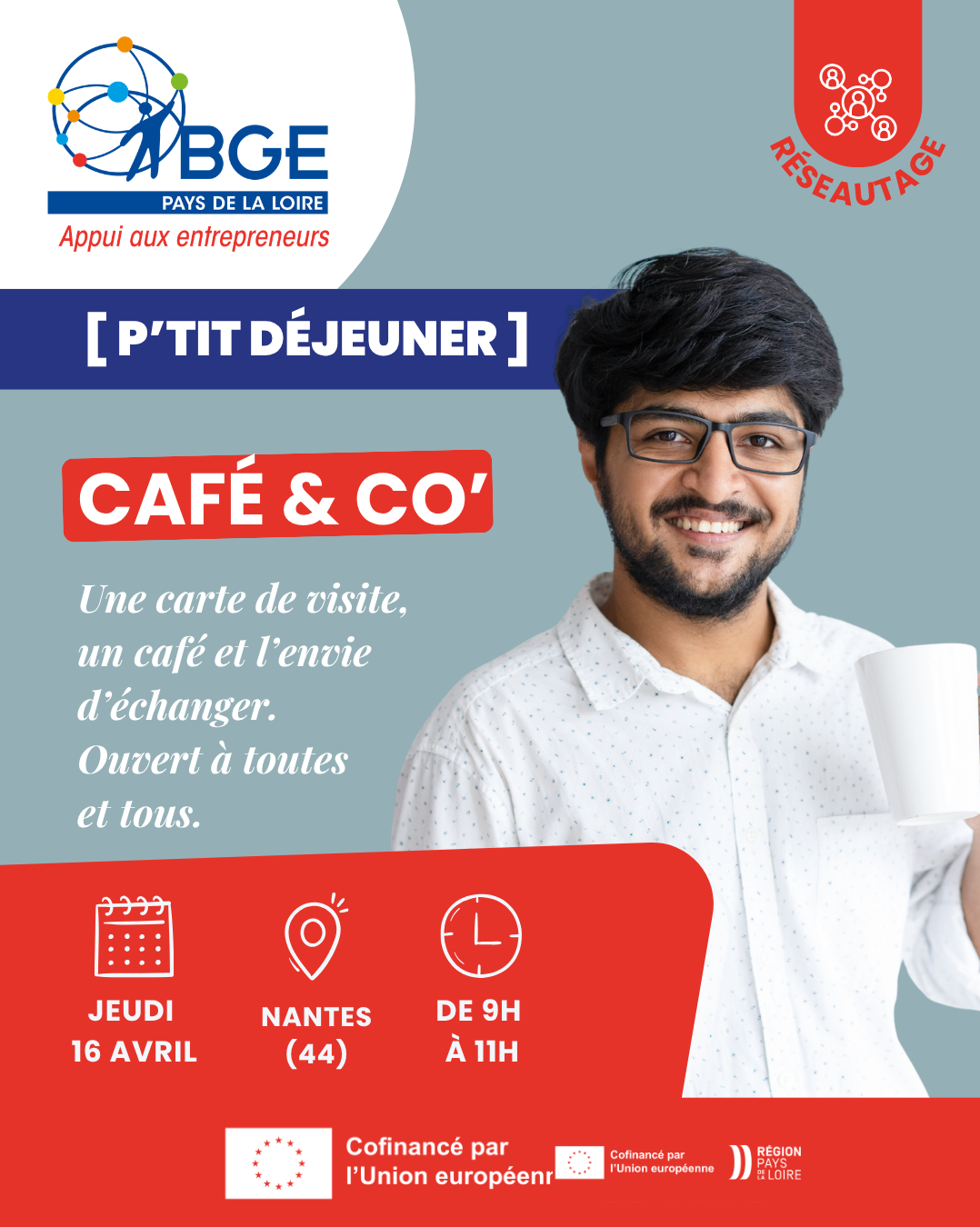 RESEAUTAGE - Café Co' à Nantes