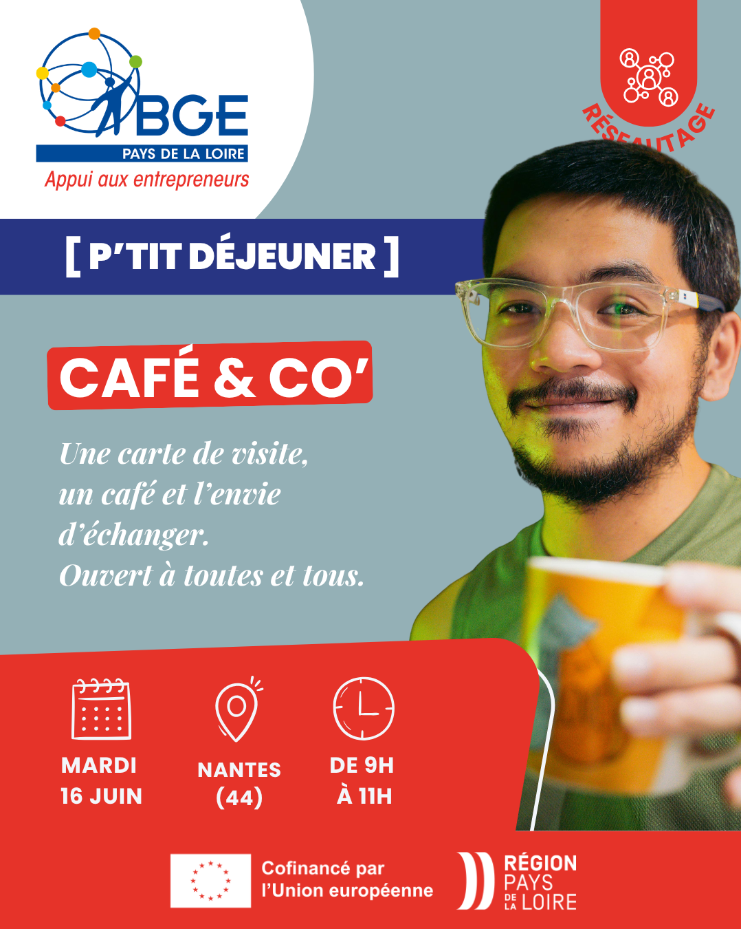 RESEAUTAGE - Café Co' à Nantes