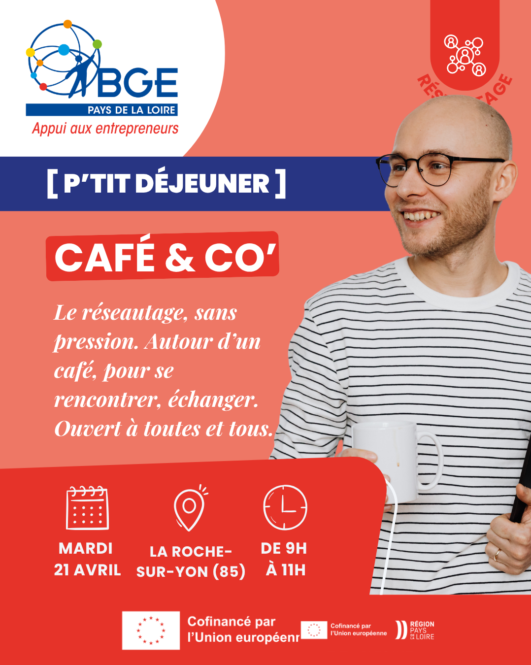 RESEAUTAGE - Café Co' à La Roche-sur-Yon
