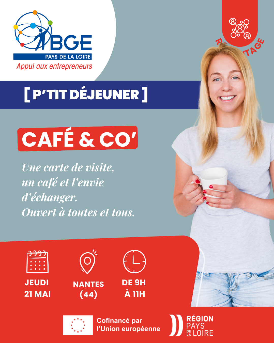 RESEAUTAGE - Café Co' à Nantes